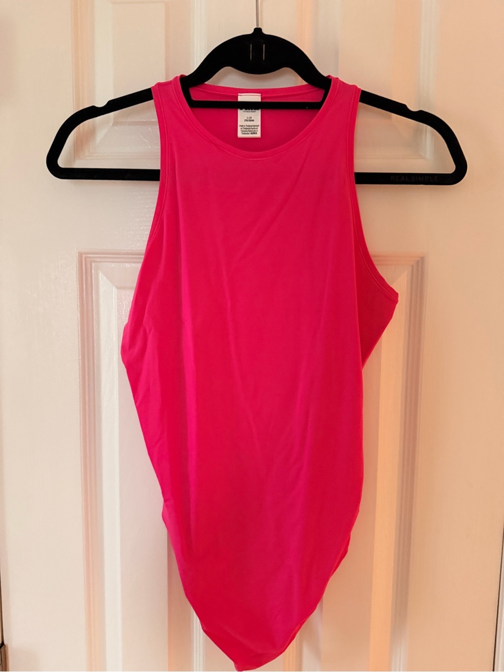 NWOT - PINK Victoria’s Secret Sleeveless Bodysuit- Hot Pink